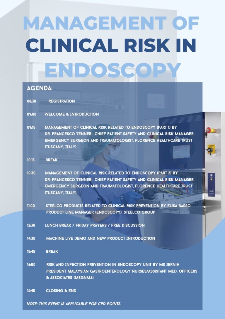 MANAGEMENT OF CLINICAL RISK IN ENDOSCOPY – Lumiere Med Sdn. Bhd.